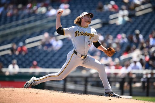 Ashcraft wins 4th straight start as Pirates topple Nationals 7-1