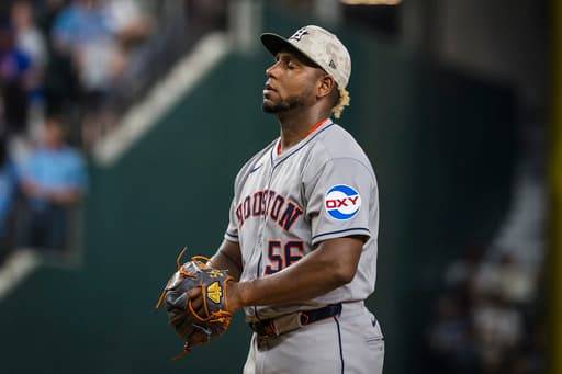 Astros’ Ronel Blanco placed on injured list with elbow inflammation