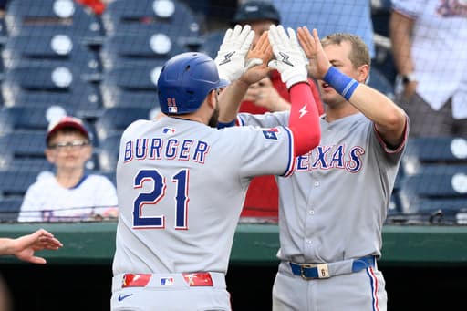 Rangers place Jake Burger on the injured list