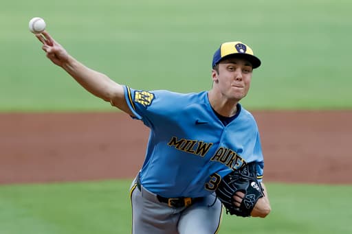 Brewers ace Jacob Misiorowski hits 104.2 mph, gives up 2 runs against Braves