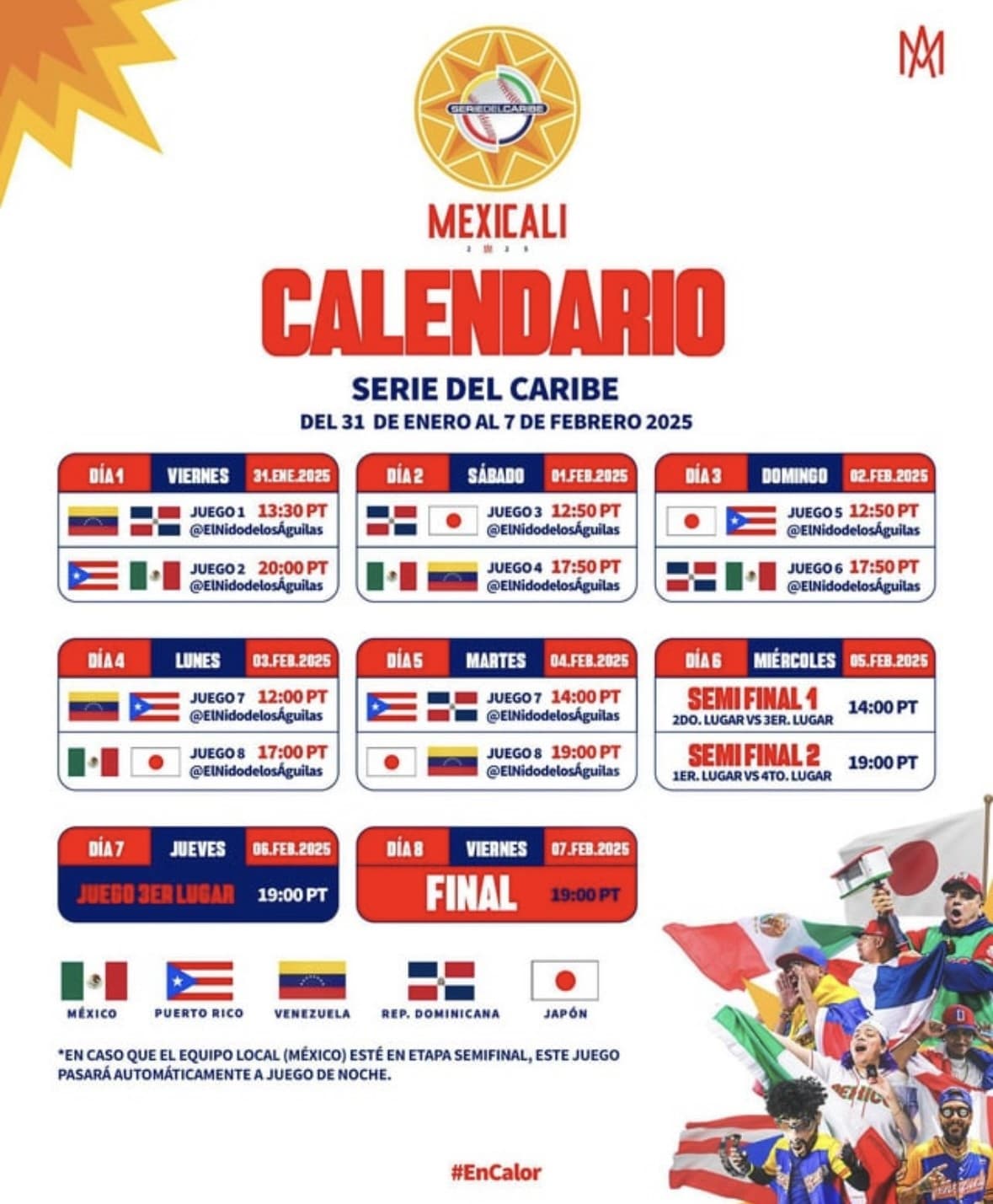 Caribbean Series Schedule Announced