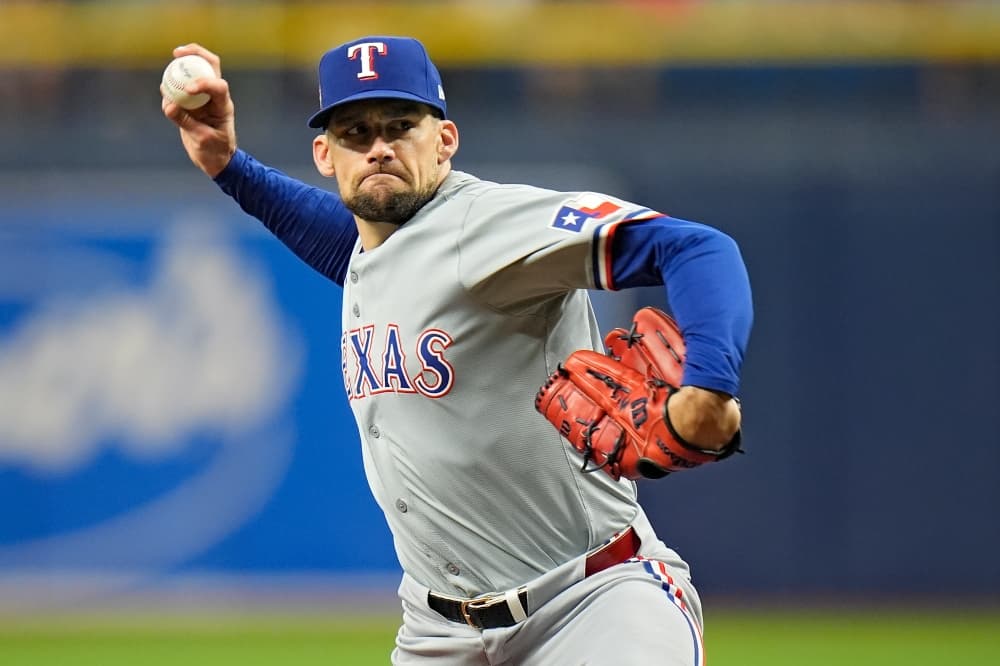 Eovaldi strikes out 8 in 7 shutout innings as Rangers beat Rays 4-1