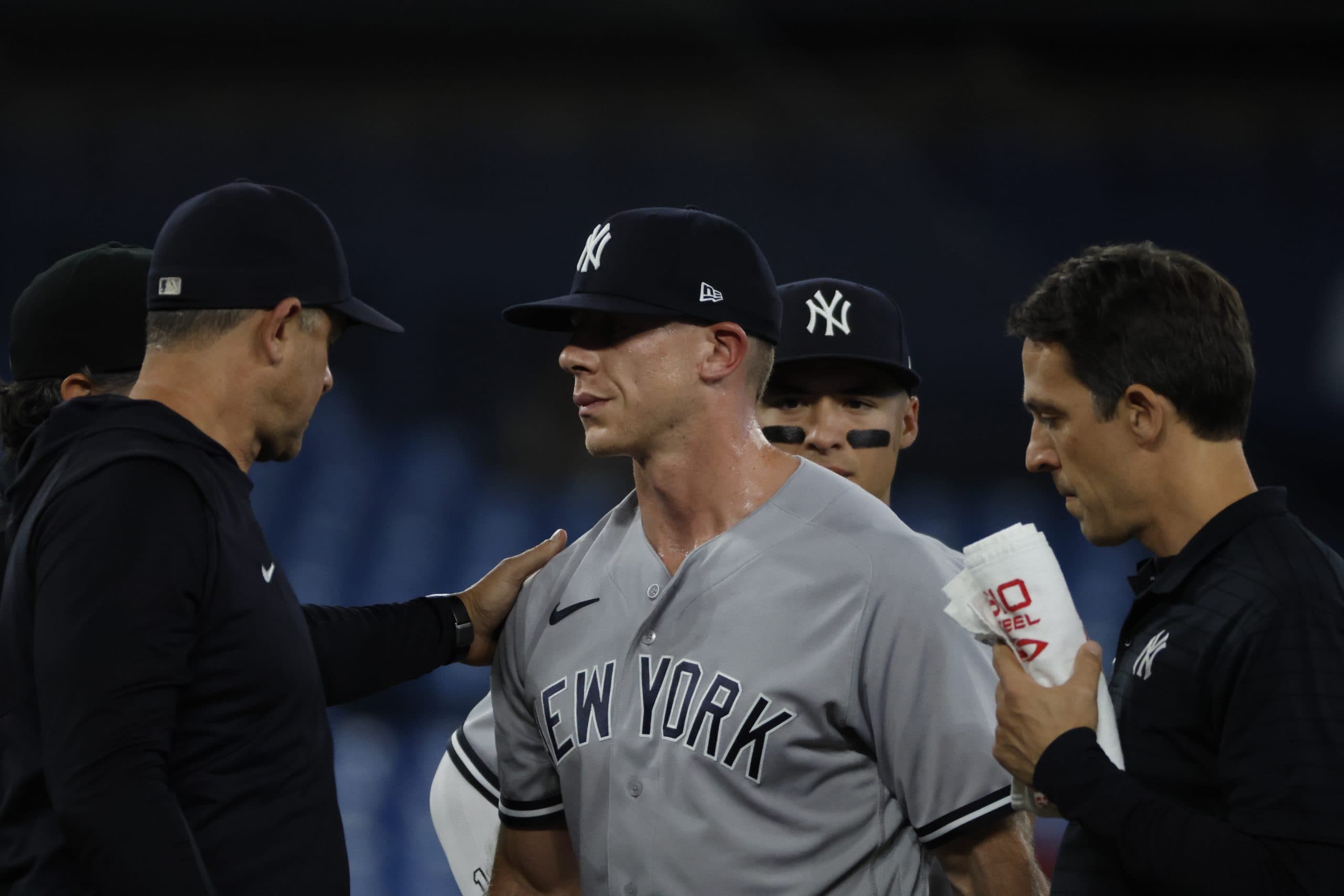 Injured Yankees Reliever Ian Hamilton Replaced on ALCS Roster With Mark Leiter Jr.