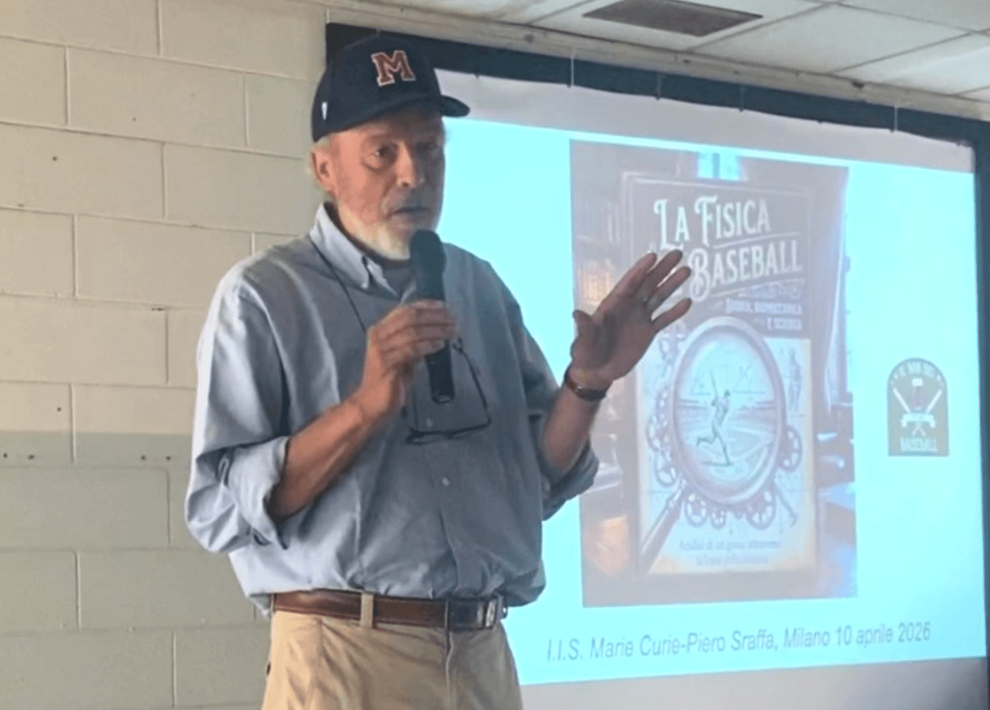 Italian Pitching Legend Dario Bazzarini Blends Baseball and Physics in Lecture Series