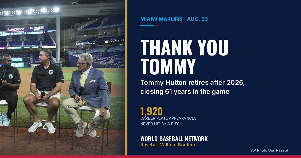 Marlins to Honor Tommy Hutton With ‘Thank You Tommy Day’