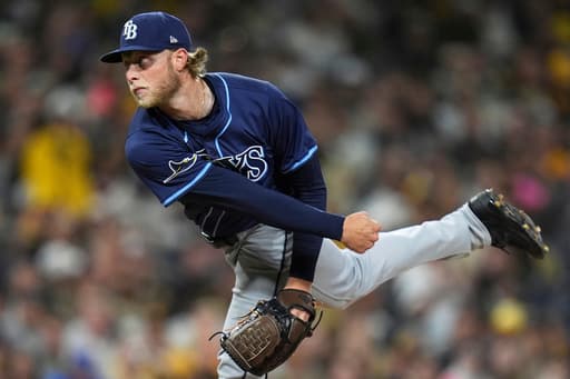 Baz, Díaz lead the Rays to 1-0 win over the Padres, who suffer consecutive shutouts