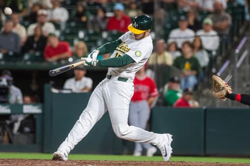 Heim’s pinch-hit HR in 9th helps A’s complete huge comeback for 12-11 win over Angels in 10 innings
