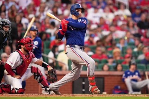 Joc Pederson leads Rangers past Cardinals 7-4 for 5th straight win