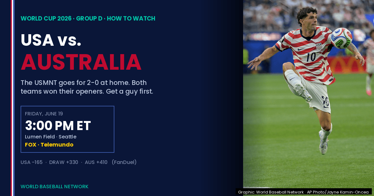 USA vs. Australia At The World Cup: How To Watch — And A Guide To Adopting All 26 Americans Before Kickoff