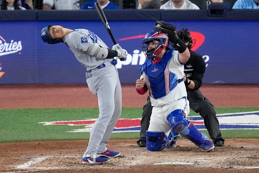 Shohei Ohtani follows historic 2-way show with World Series homer, but Dodgers routed by Jays