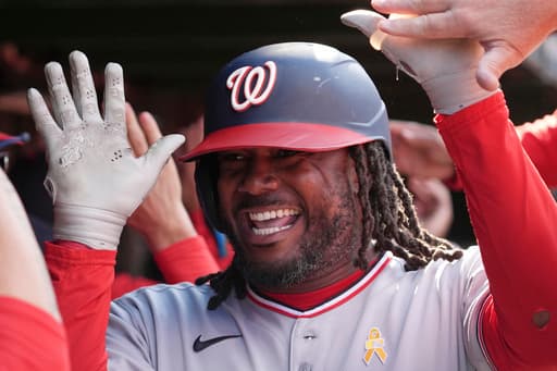 Josh Bell homers as Nationals rally with 5 in the 9th to beat Cubs 6-3