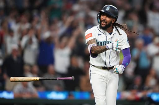 J.P. Crawford hits go-ahead homer in 5-run 6th as Mariners rally from 4 down to beat Braves 5-4