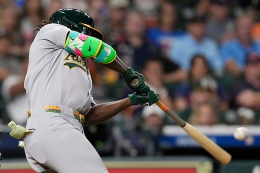 Langeliers, Butler homer to help the A’s win 3rd straight, 5-1 over the Astros