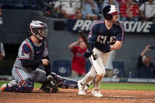 Kyle Manzardo’s RBI single in 10th inning gives Guardians 3-2 win over Twins