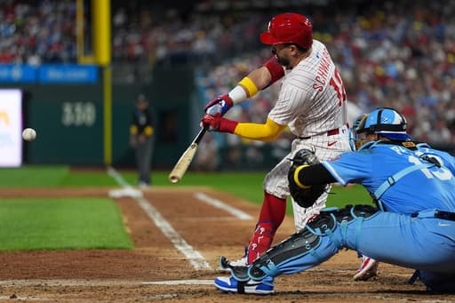 Schwarber hits 51st homer to lift Phillies over Royals