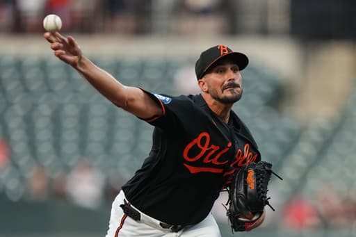 Orioles’ RHP Zach Eflin leaves in the 4th inning with an apparent injury