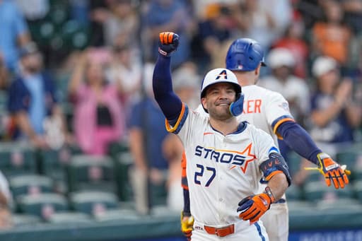 Altuve’s homer and Garcia’s strong return power the Astros past the Angels, 8-3