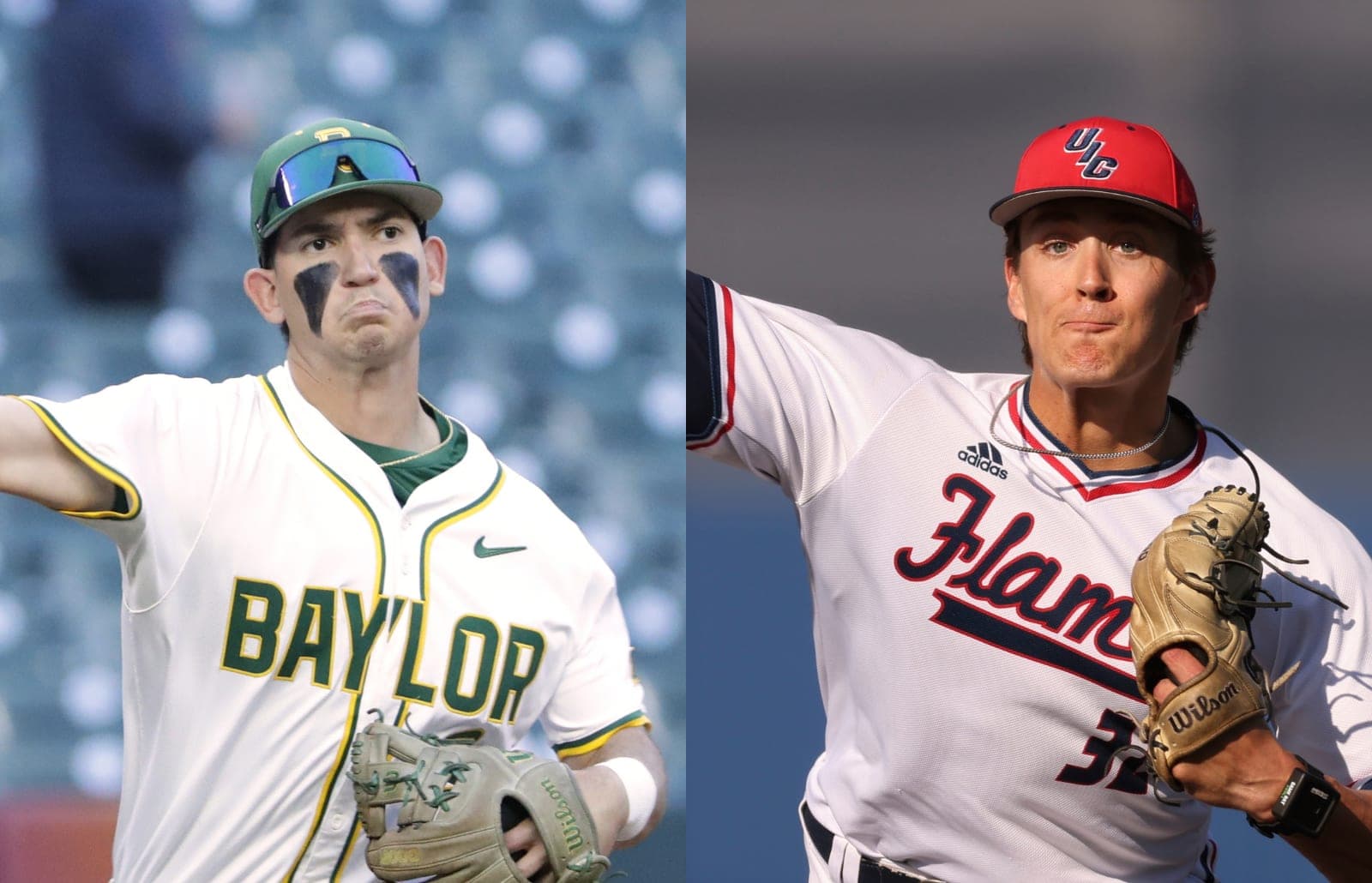 Baylor's Brytton Clements and UIC's Dillon Schueler