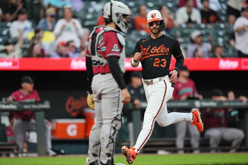 Jackson’s grand slam, Alonso’s 2-run homer give Orioles a 9-7 comeback win over Diamondbacks