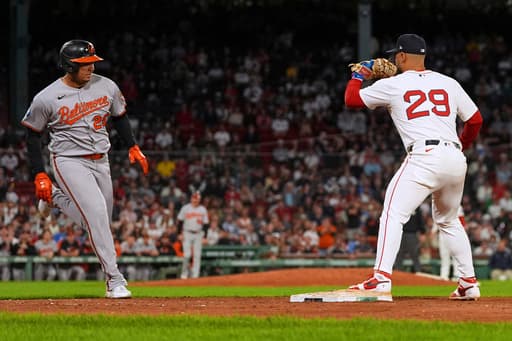 Orioles blow late lead, then beat Boston 4-3 in 11 on Basallo’s RBI