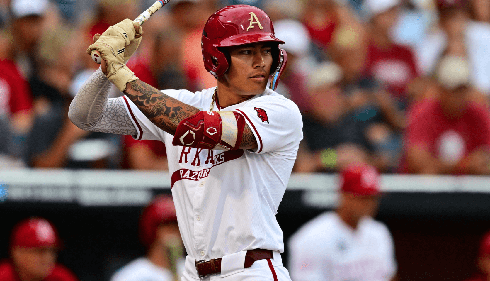 CWS: Arkansas Eliminates UCLA With 7-3 win, Earns Primetime Rematch With LSU