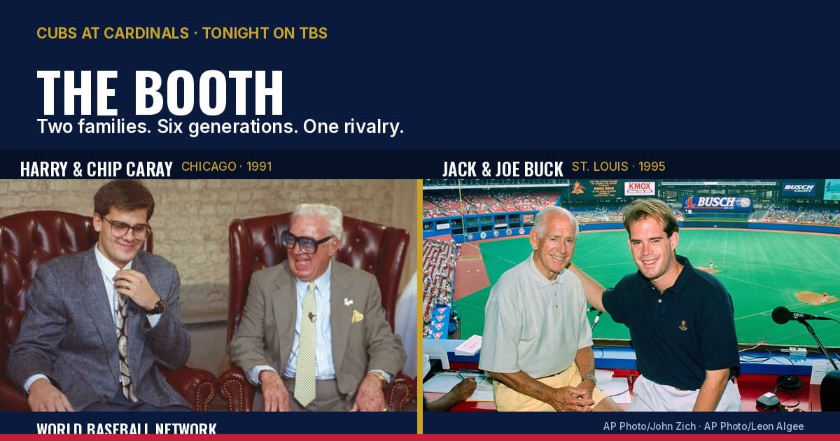 Cubs-Cardinals on TBS: Who’s Calling, and Who Once Did