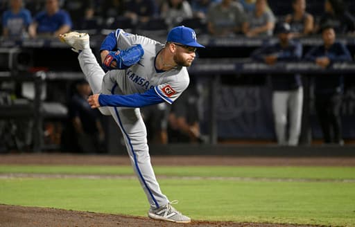 Royals’ Noah Cameron takes a no-hitter into 7th in his big league debut as KC beats the Rays 3-0