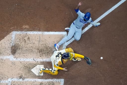 Brewers turn potential grand slam by Dodgers slugger Max Muncy into wild double play in NLCS