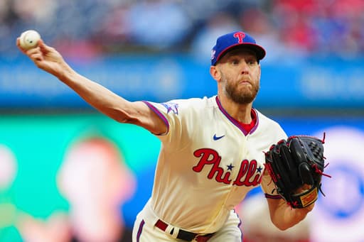 Zack Wheeler pitches Phillies to 3-0 victory that stops 7-game win streak for Guardians