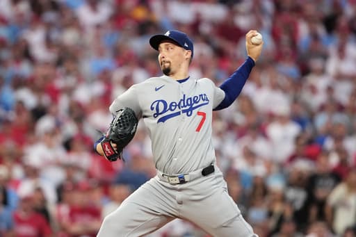 Blake Snell shines on mound and Dodgers hold off Phillies 4-3 for 2-0 lead in NLDS