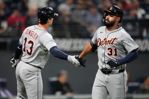 Tigers beat Guardians 4-2 to end 8-game skid and move back into tie for AL Central lead