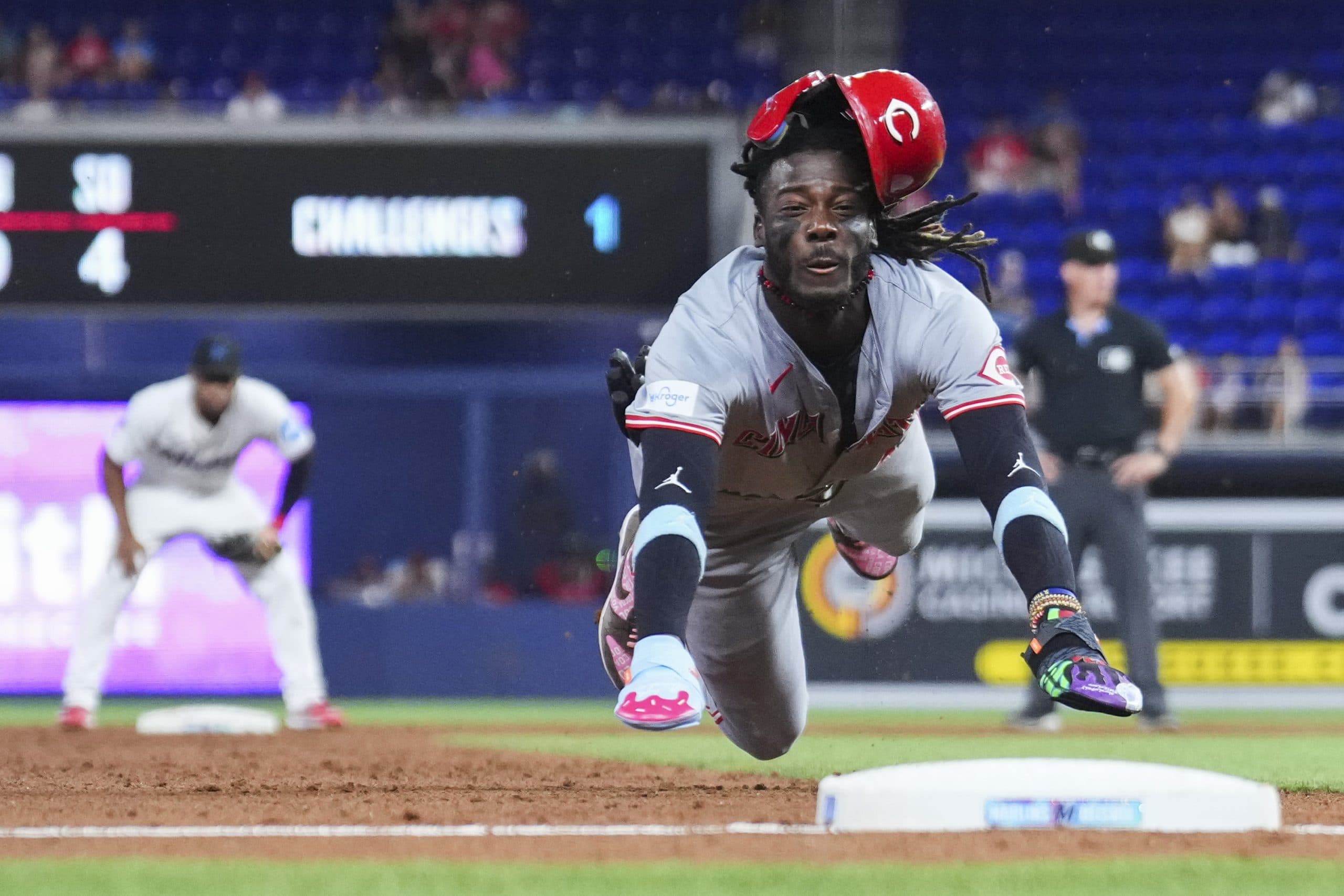 Elly de la Cruz on Historic Base-Stealing Pace