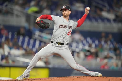 Griffin strikes out season-high 9 and Young homers to lead Nationals past Marlins 3-2