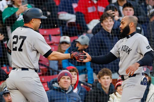 Stanton homers, adds 2-run double as Yankees shut out Red Sox 4-0