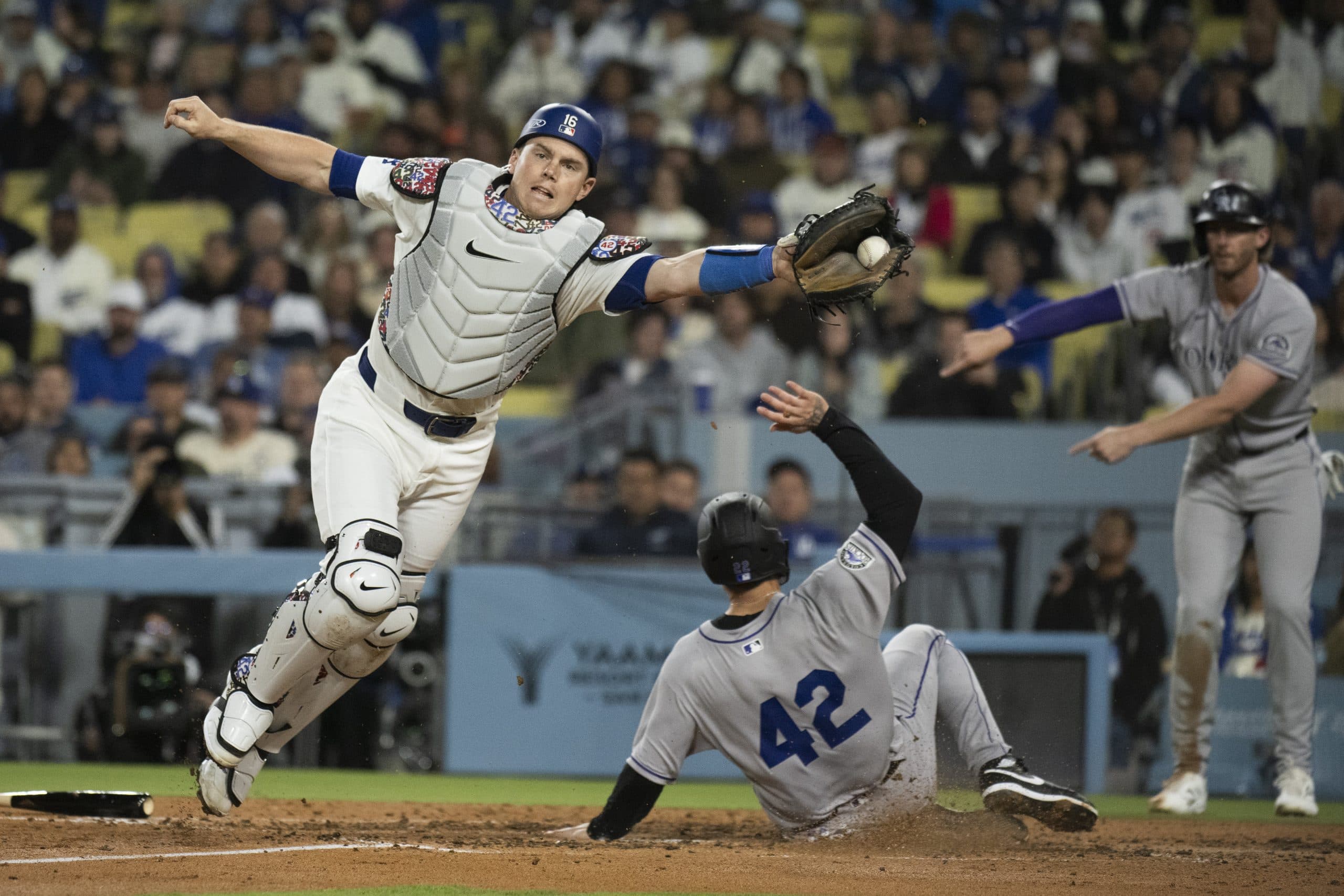 Will Smith’s 3-run homer sends Dodgers over major league-worst Rockies 6-2