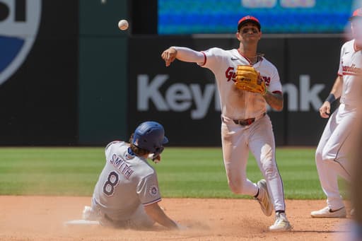 Fry and Hedges homer to power Guardians to a 9-4 victory over Rangers in series finale