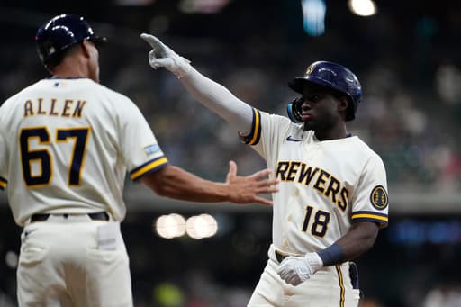 Chourio and Vaughn homer, Henderson wins sixth consecutive decision and Brewers top Pirates 4-2