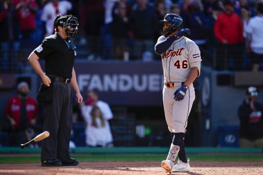 Tigers strand team playoff-record 15 runners in loss to Guardians in Game 2 of AL Wild Card Series