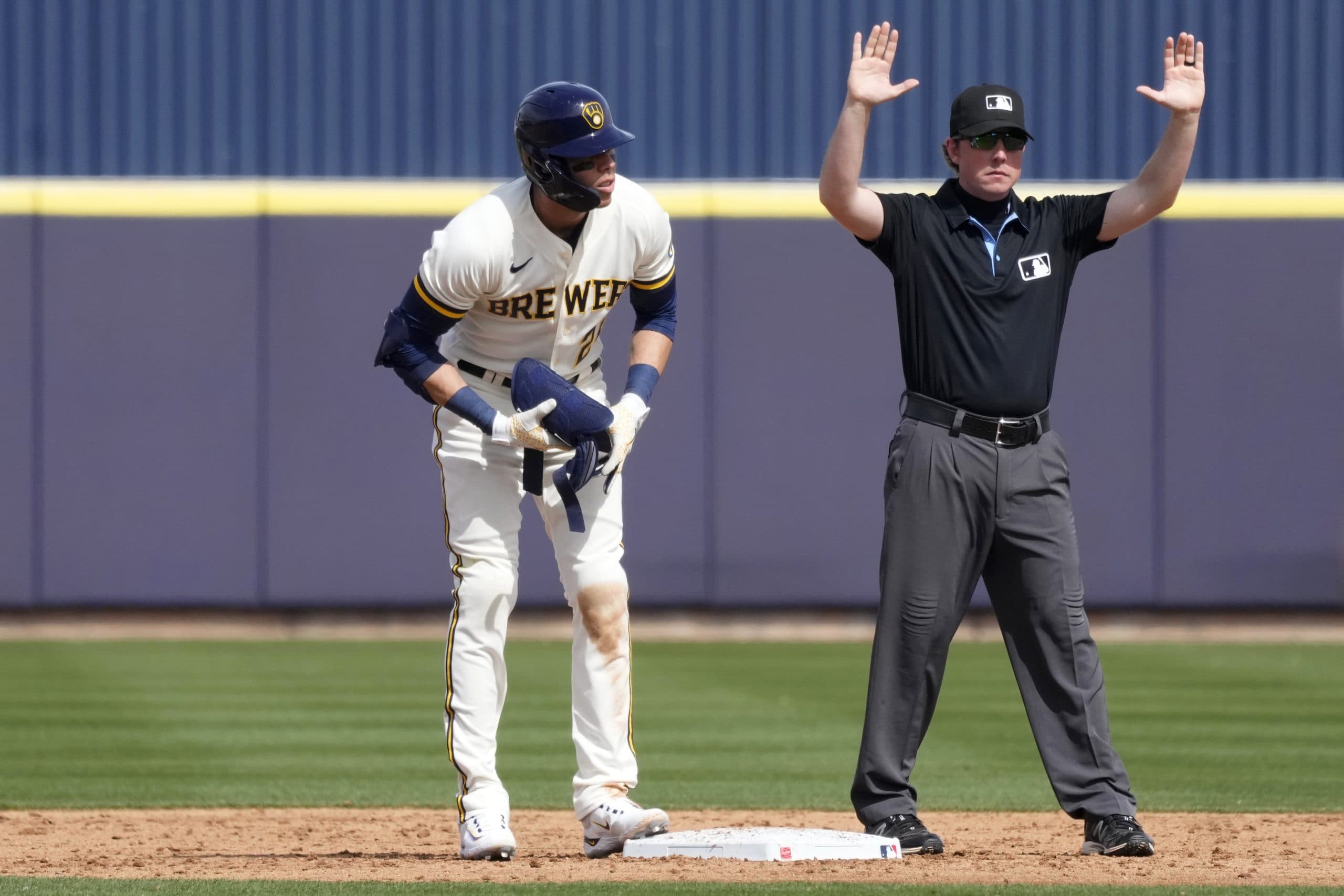 Yelich’s walk-off grand slam could be a sign that his slow start is coming to an end