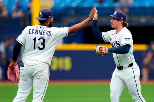 McClanahan’s 3rd scoreless outing in row leads Rays over Blue Jays 3-0 for 12th win in 13 games