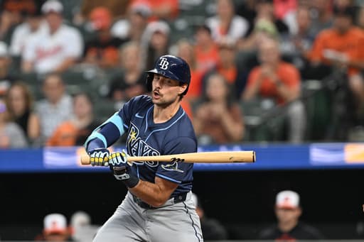 Josh Lowe to Angels, Gavin Lux to Rays and Brock Burke to Reds in 3-team trade