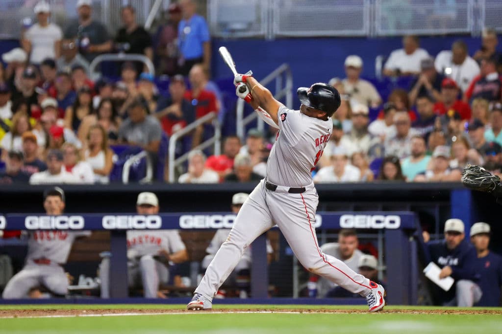 Red Sox DH Rafael Devers is 1st big leaguer with 10 strikeouts in 3 games to open a season