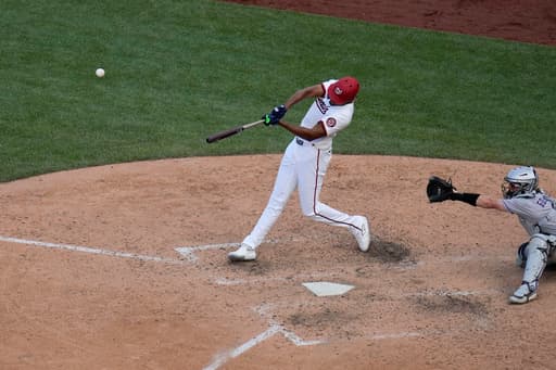 Nationals stop 11-game skid as Wood hits second 2-run homer in 11th for 4-3 win over Rockies