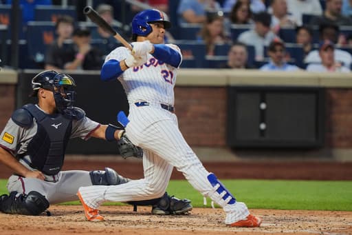 Soto hits 2 homers and Mets beat Braves 7-3 for 2nd victory in 12 games