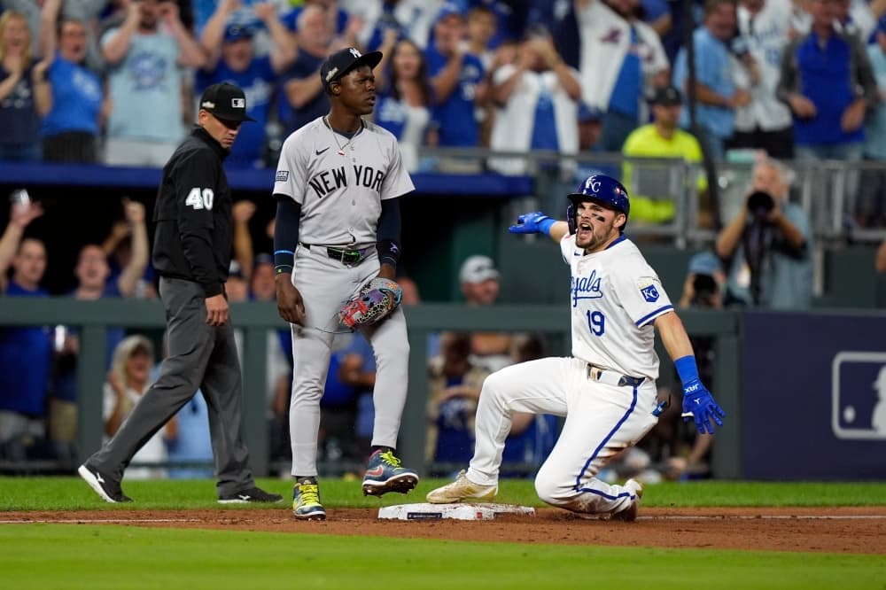 Yankees’ Jazz Chisholm Jr. embraces the boos from Royals fans in the new role of playoff villain