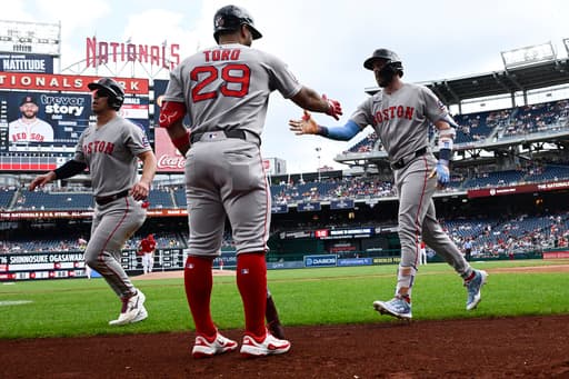 Red Sox complete 3-game sweep of Nationals with 6-4 victory
