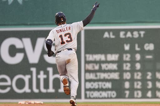 Dillon Dingler hits 3-run HR; Tigers beat struggling Crochet and Red Sox 6-2