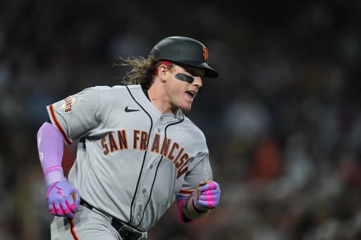 Vitello, Giants get 1st win by beating Padres 3-2 as Bader homers off Buehler