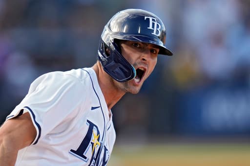 Rays’ Kameron Misner becomes first player to hit first big league homer as walk-off on opening day