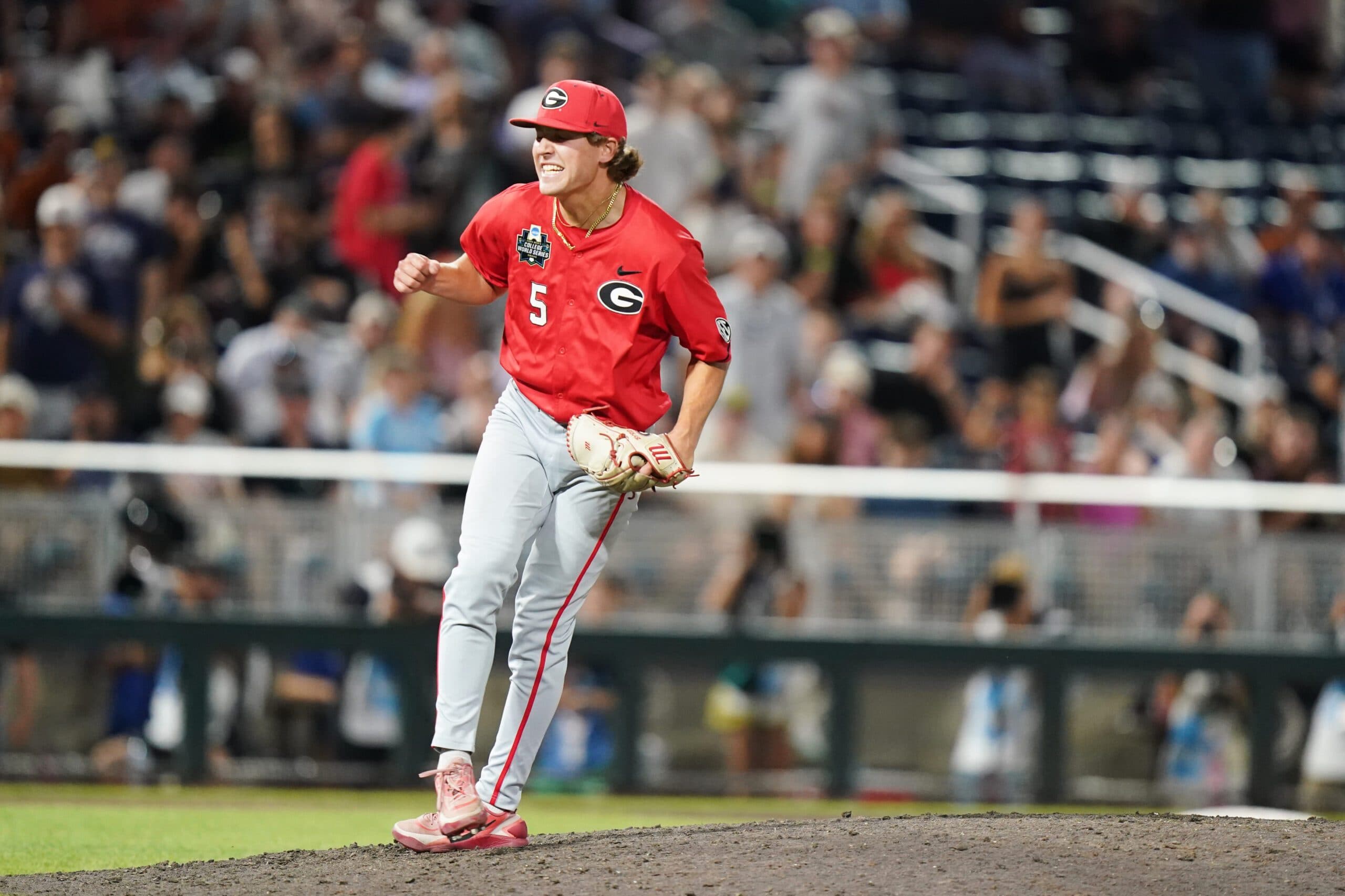 Georgia’s Justin Byrd has allowed no runs in the NCAA Tournament